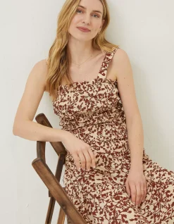 Oran Floral Smocked Cami Top