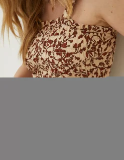 Oran Floral Smocked Cami Top