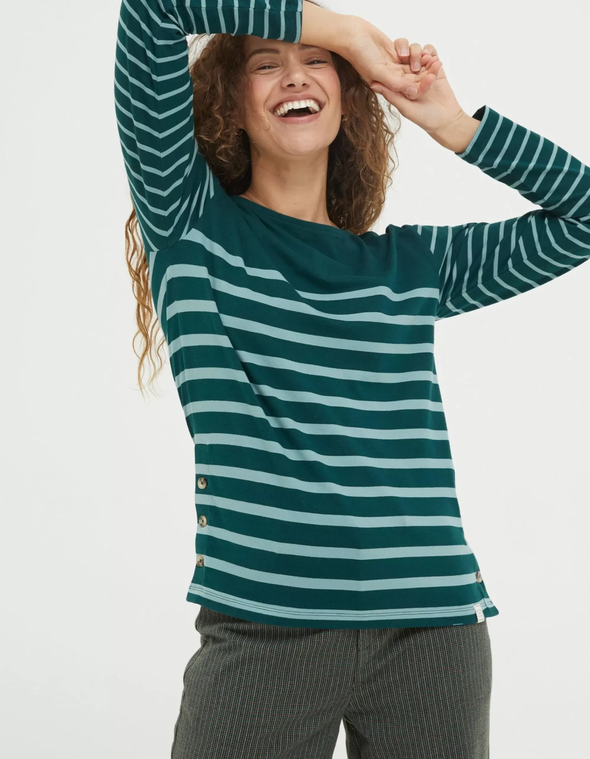 Organic Cotton Button Breton