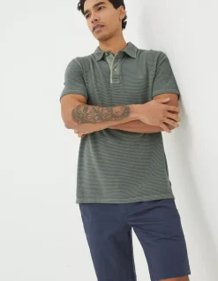 Organic Cotton Fine Stripe Polo
