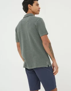 Organic Cotton Fine Stripe Polo