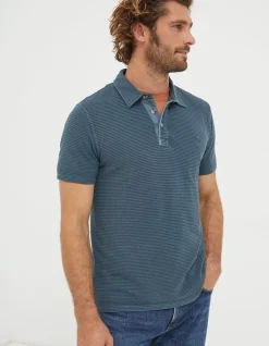 Organic Cotton Fine Stripe Polo