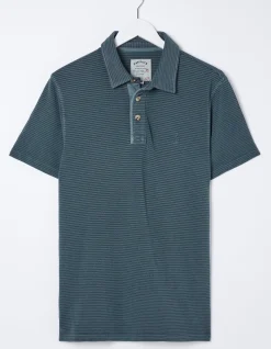 Organic Cotton Fine Stripe Polo