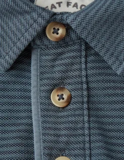 Organic Cotton Fine Stripe Polo