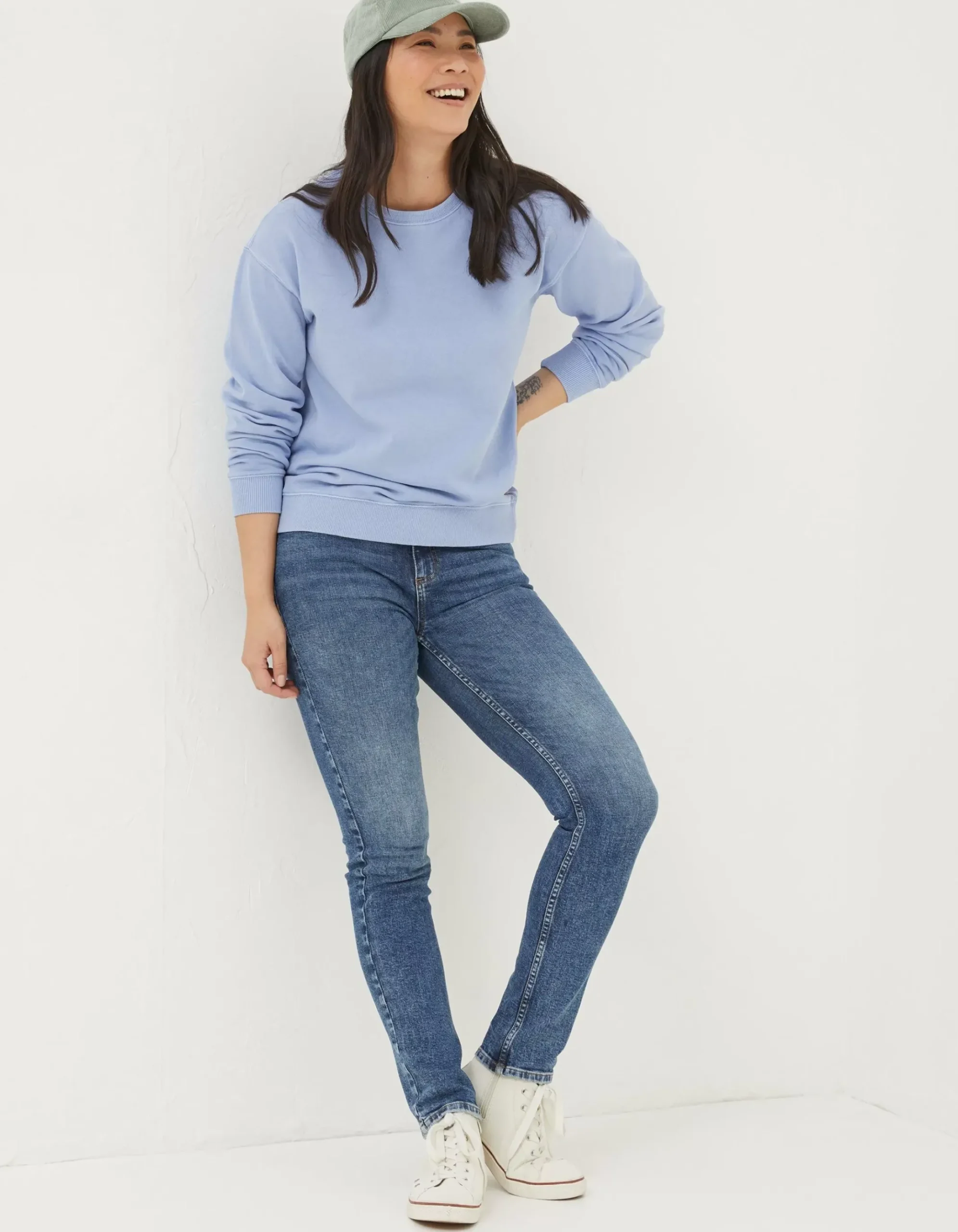 Organic Cotton Georgia Crew Sweatshirt