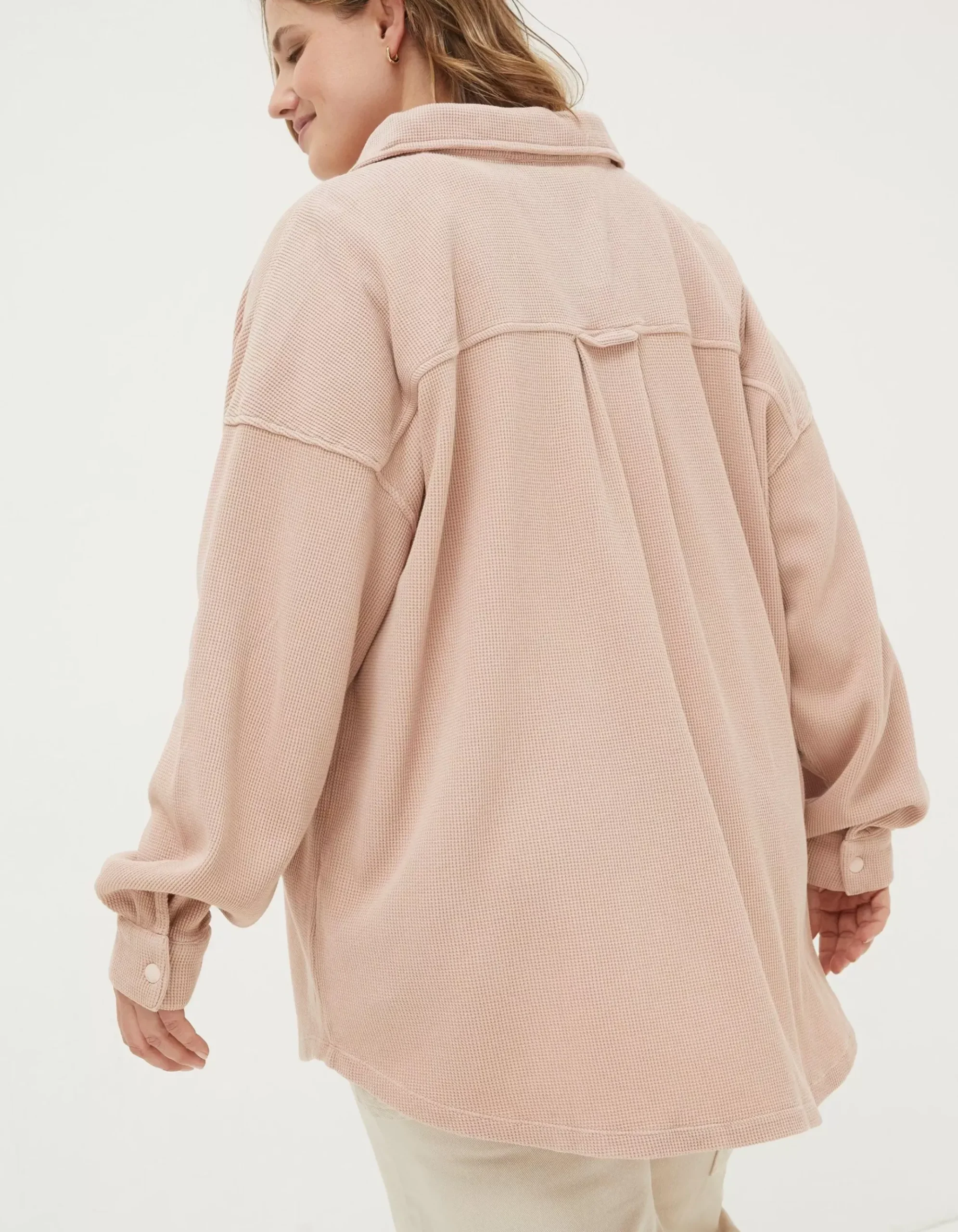 Organic Cotton Liza Waffle Shirt