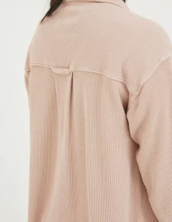 Organic Cotton Liza Waffle Shirt
