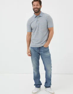 Organic Cotton Stripe Polo