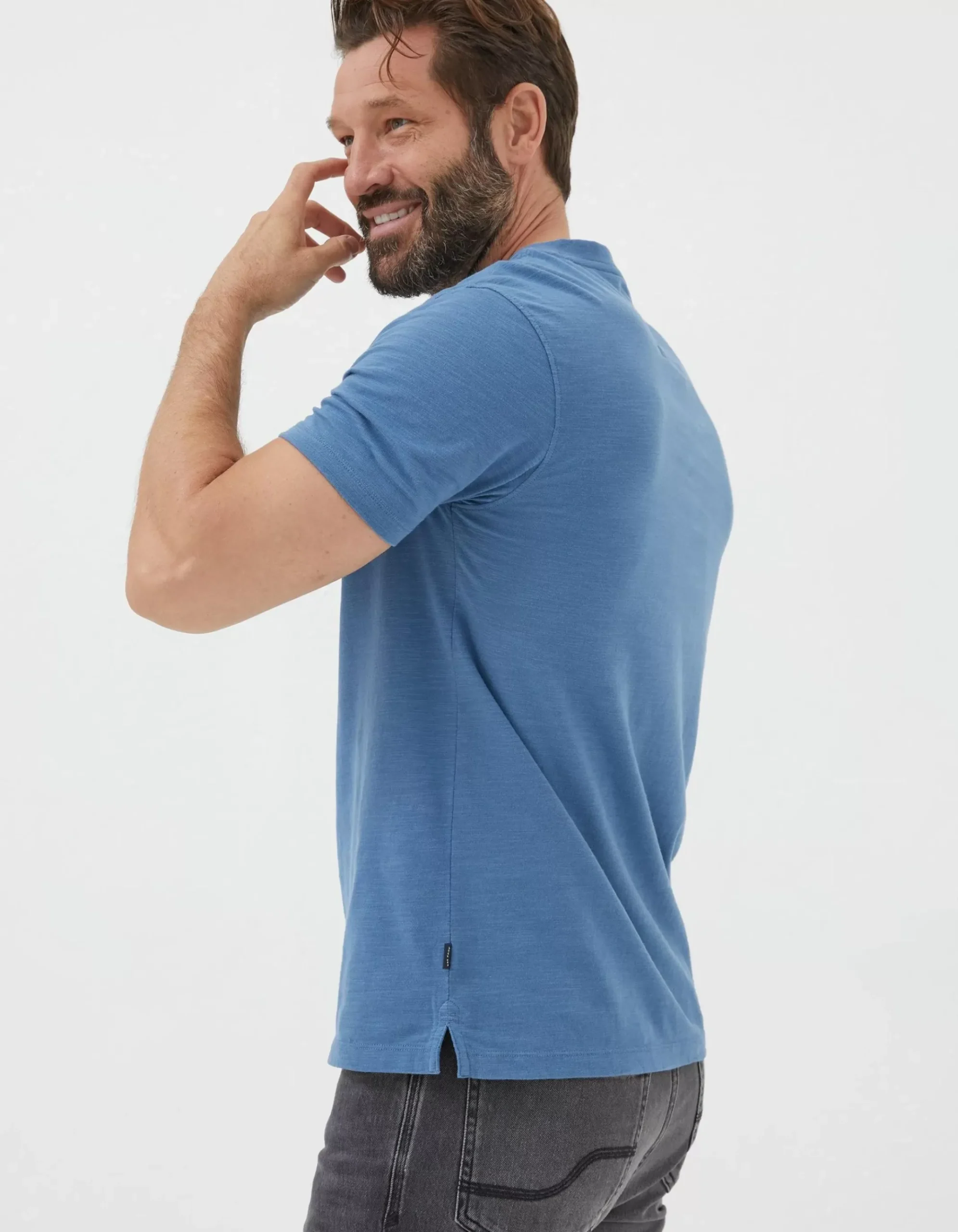 Organic Cotton Woodside Slub Henley