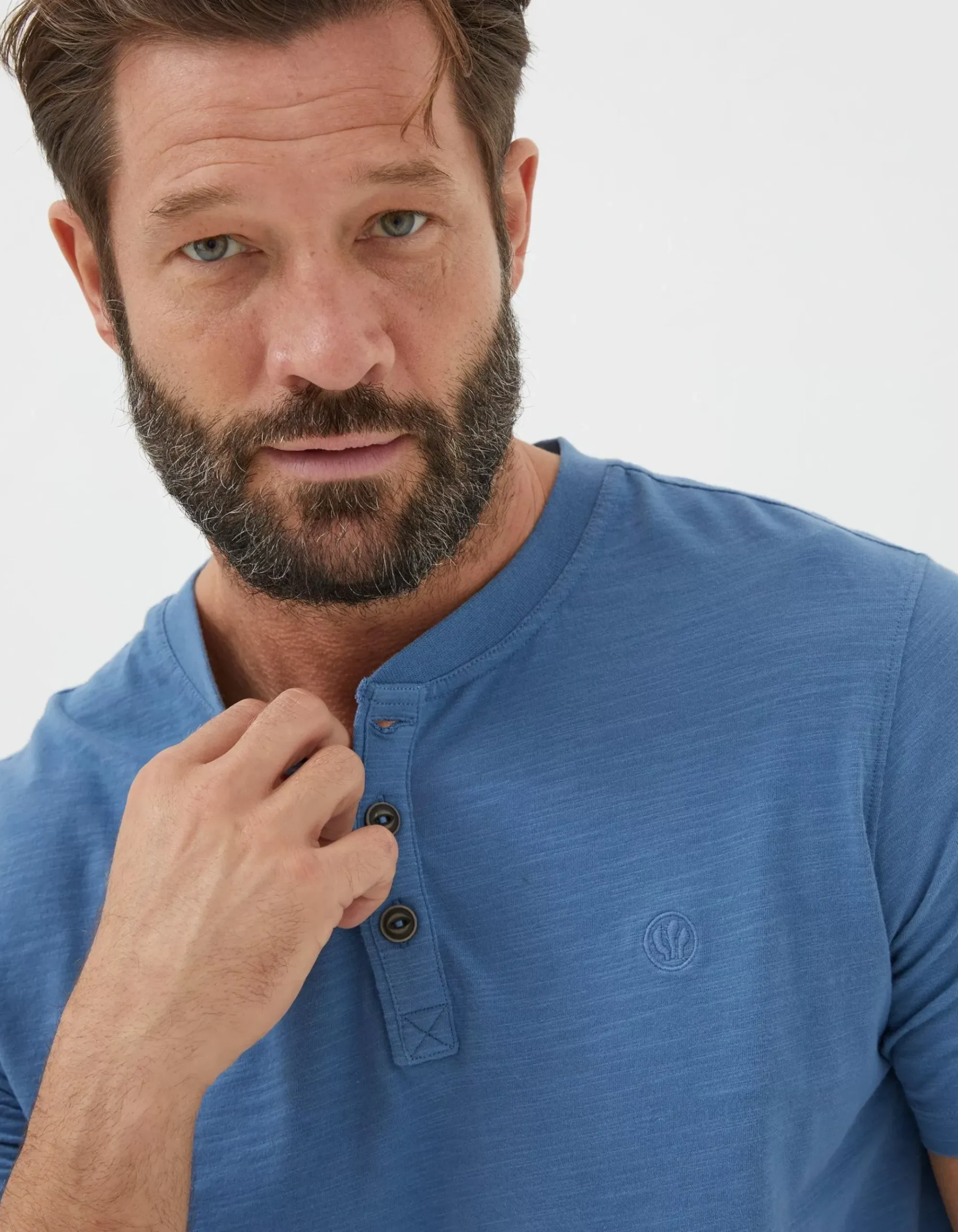 Organic Cotton Woodside Slub Henley