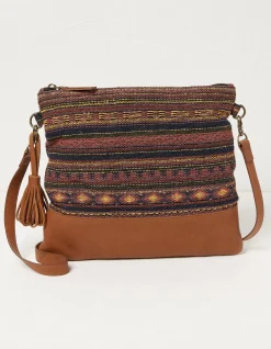 Orla Woven Mix Crossbody Bag