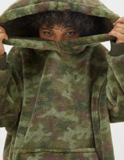 Oversized Camo Hoodie