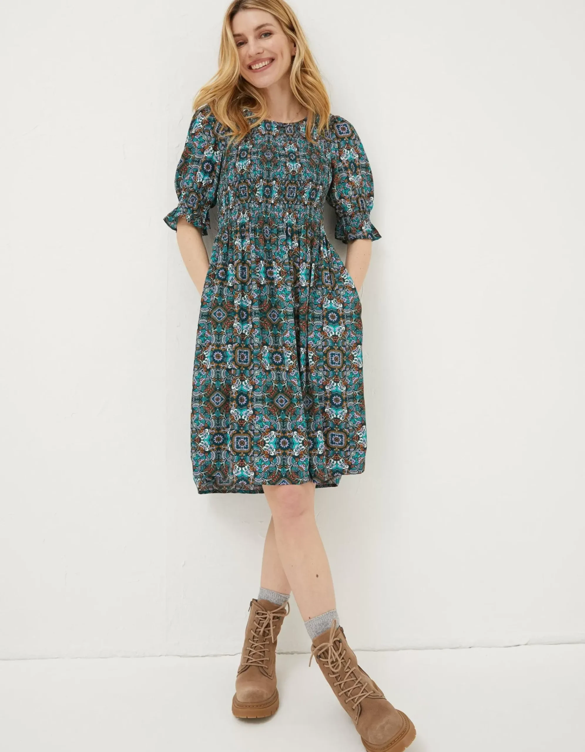 Pacey Mirrored Floral Dress