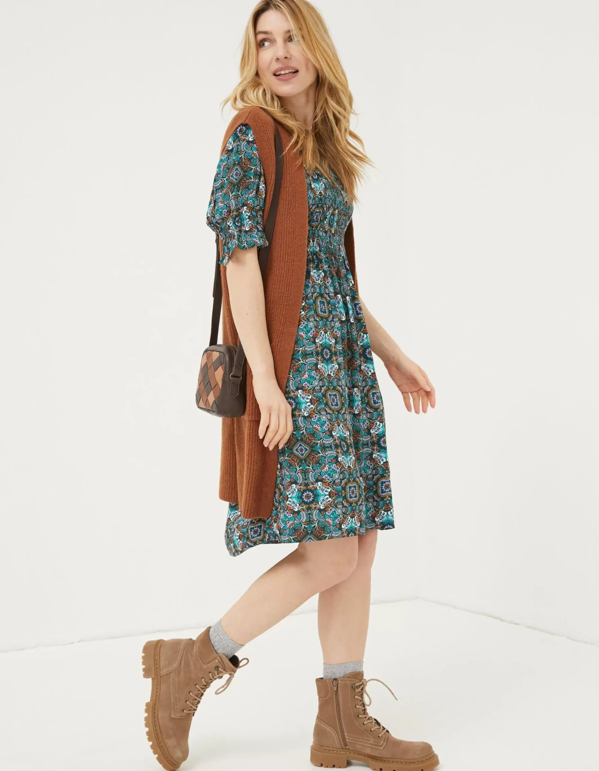 Pacey Mirrored Floral Dress