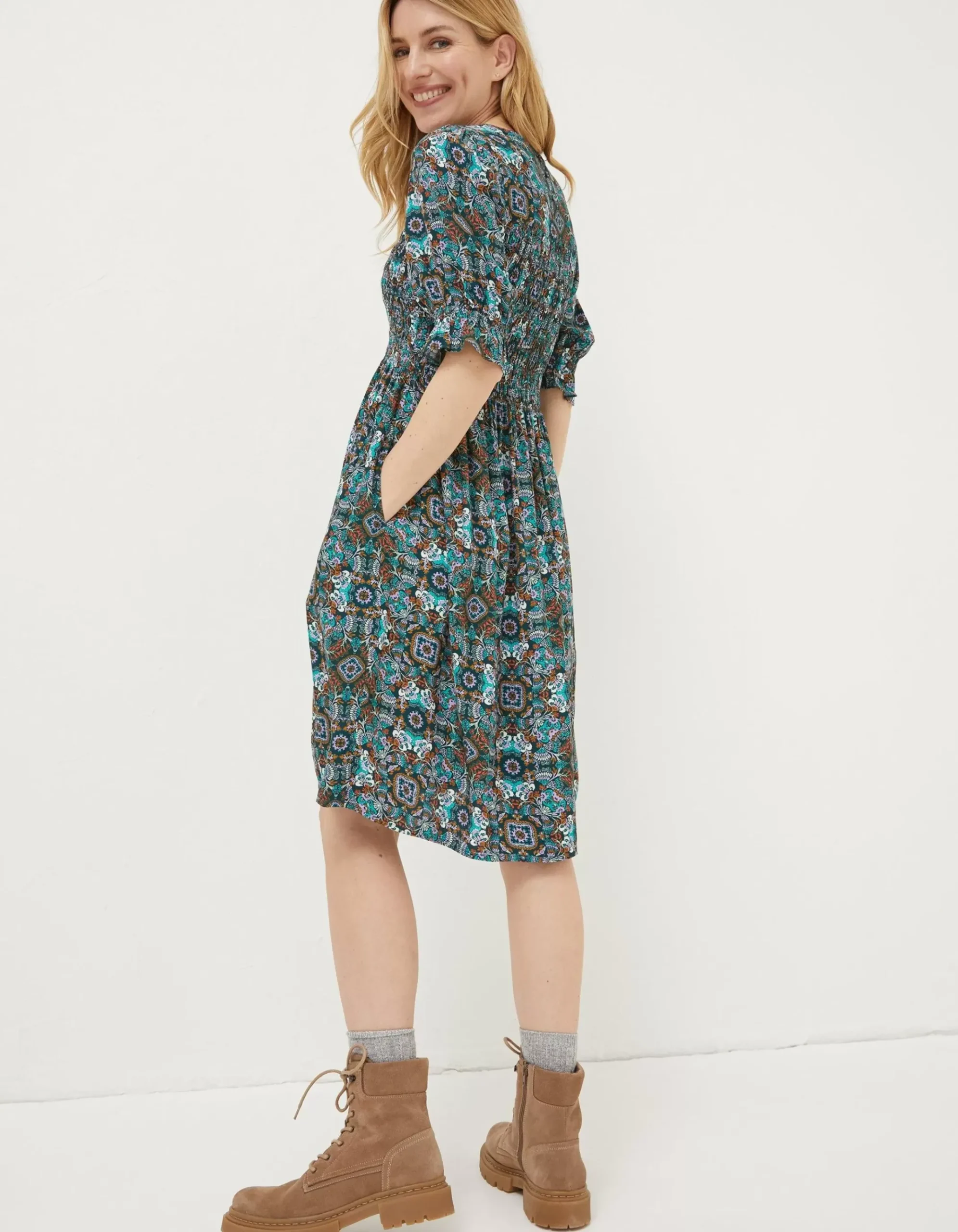 Pacey Mirrored Floral Dress