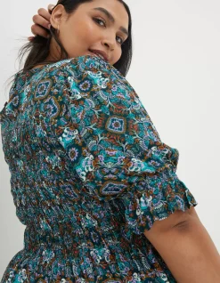 Pacey Mirrored Floral Dress