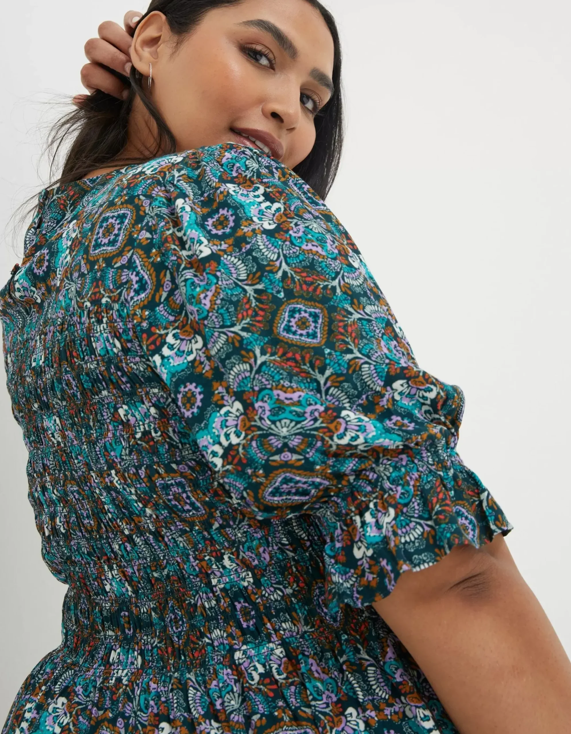 Pacey Mirrored Floral Dress