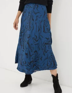 Pat Marble Midi Skirt