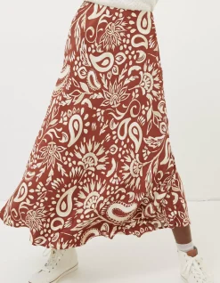 Pat Watercolour Midi Skirt