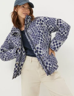Peri Patchwork Puffer Jacket