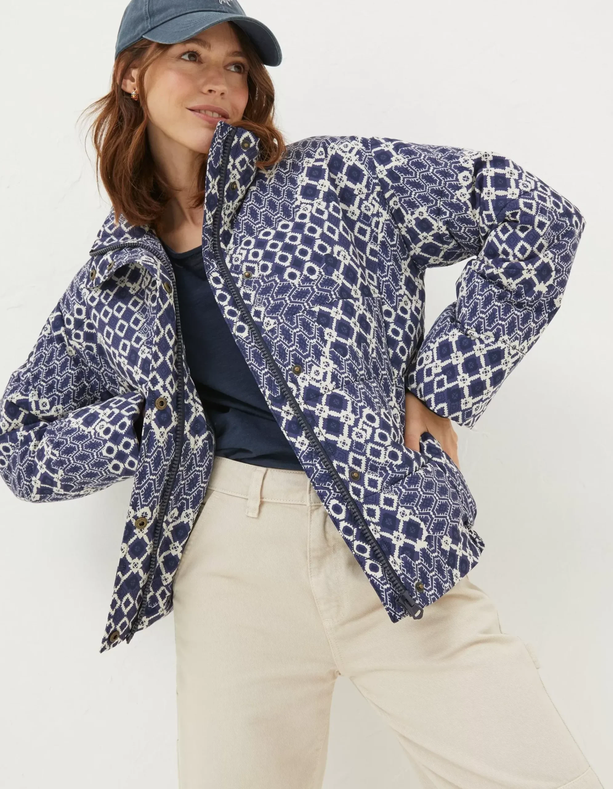 Peri Patchwork Puffer Jacket