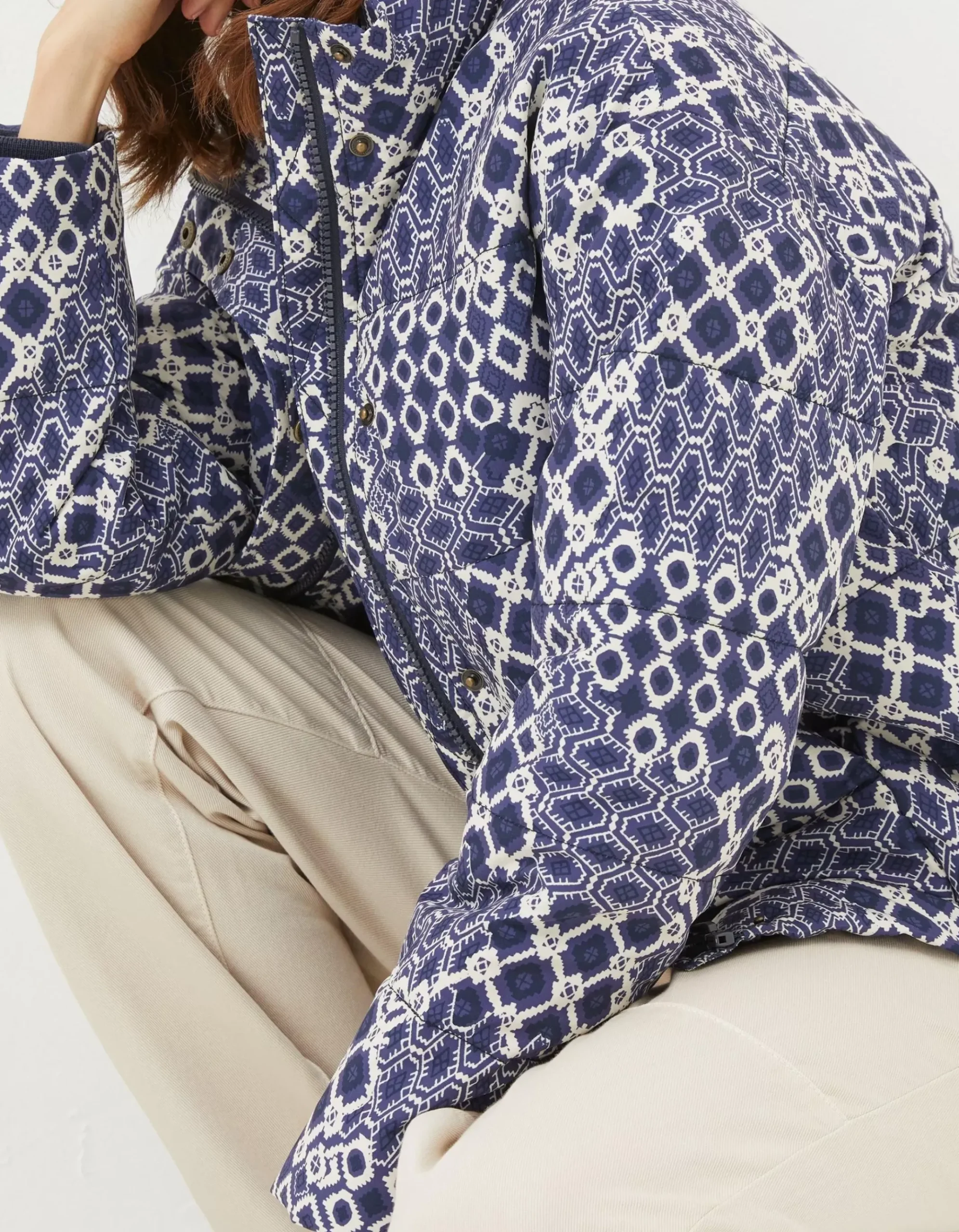 Peri Patchwork Puffer Jacket