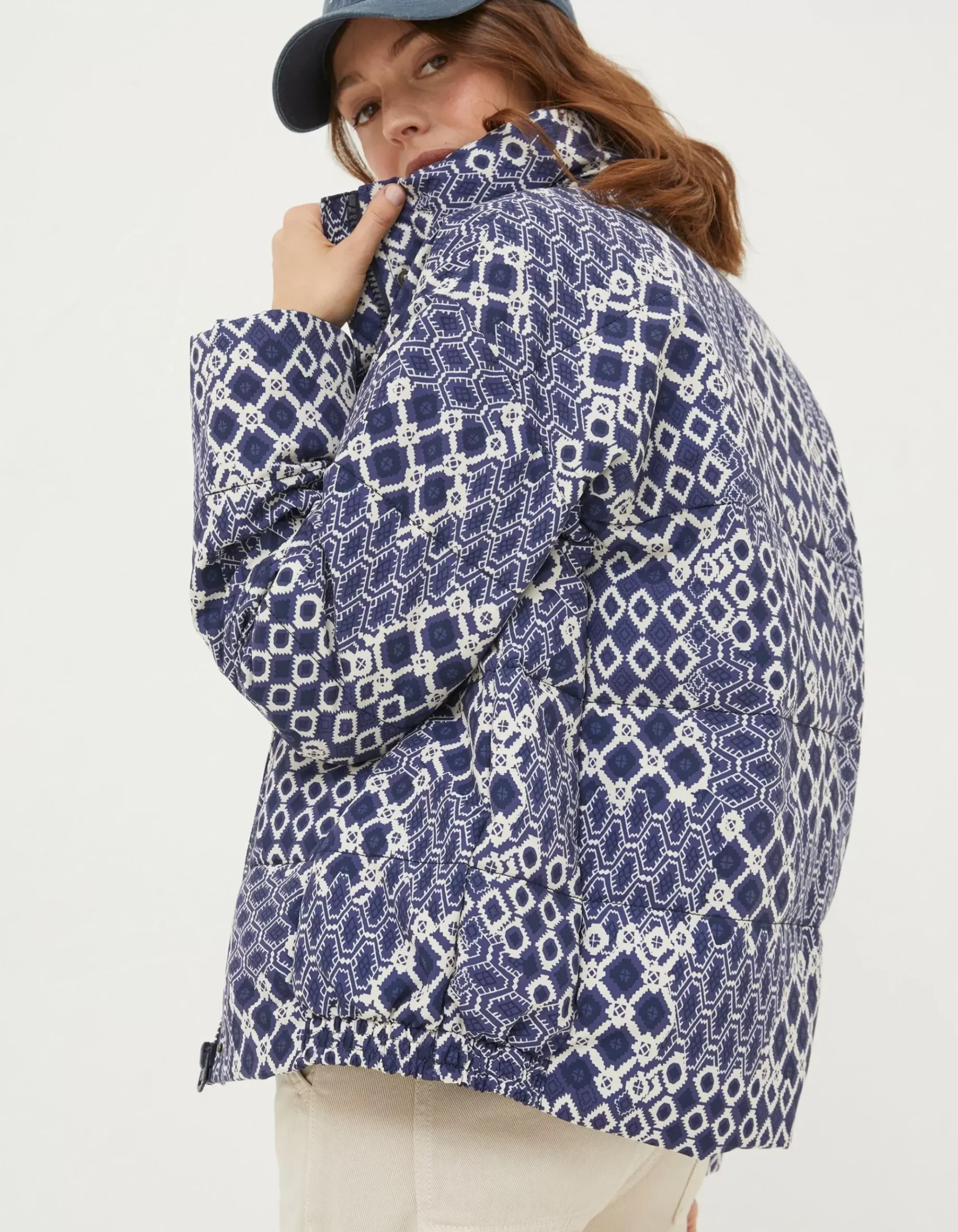 Peri Patchwork Puffer Jacket