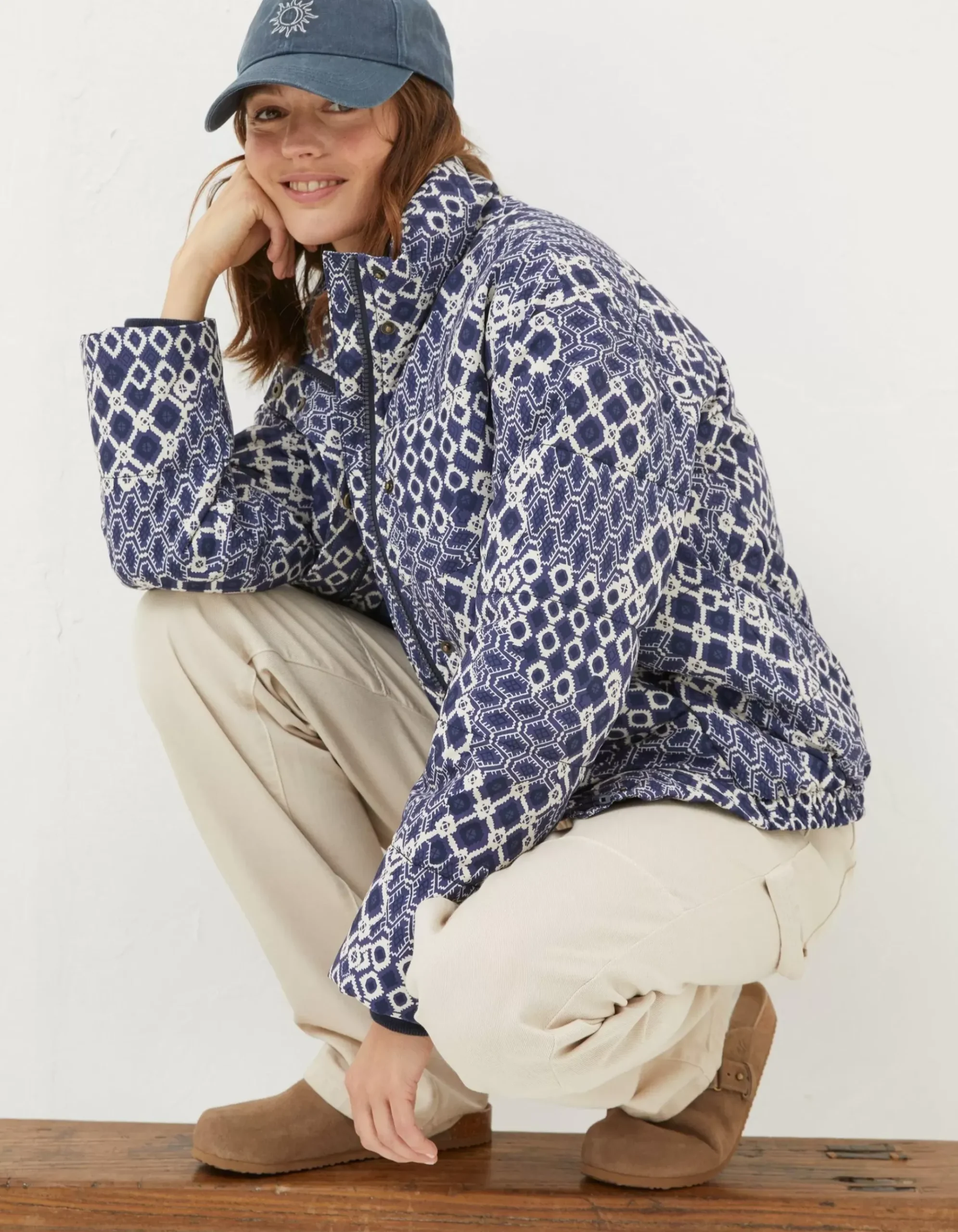 Peri Patchwork Puffer Jacket