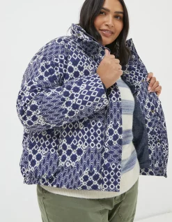Peri Patchwork Puffer Jacket