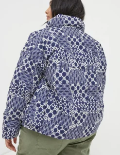 Peri Patchwork Puffer Jacket
