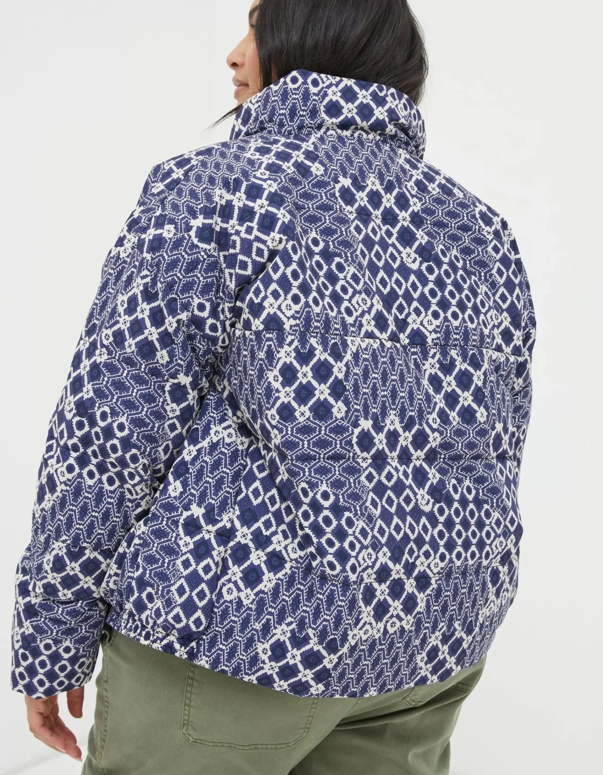 Peri Patchwork Puffer Jacket