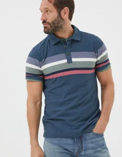Perranporth Chest Stripe Polo