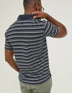 Perranporth Stripe Polo T-Shirt