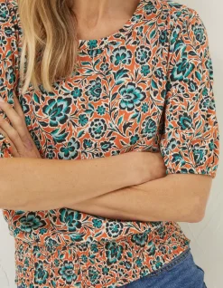 Perrie Sketch Floral Top
