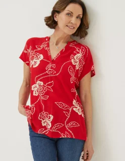 Piper Batik Red Tunic