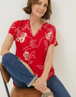 Piper Batik Red Tunic