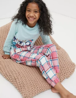 Pippa Penguin Check Pyjama Set