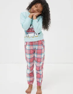 Pippa Penguin Check Pyjama Set