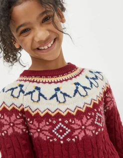 Pippa Penguin Knitted Jumper Dress