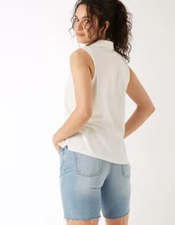 Polly Sleeveless Polo Shirt
