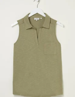 Polly Sleeveless Polo Shirt