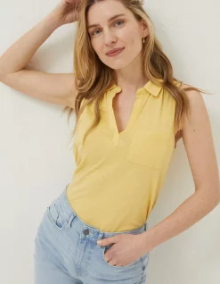 Polly Sleeveless Polo Shirt