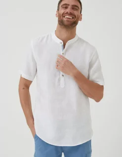 Pop Over Linen Shirt