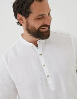 Pop Over Linen Shirt
