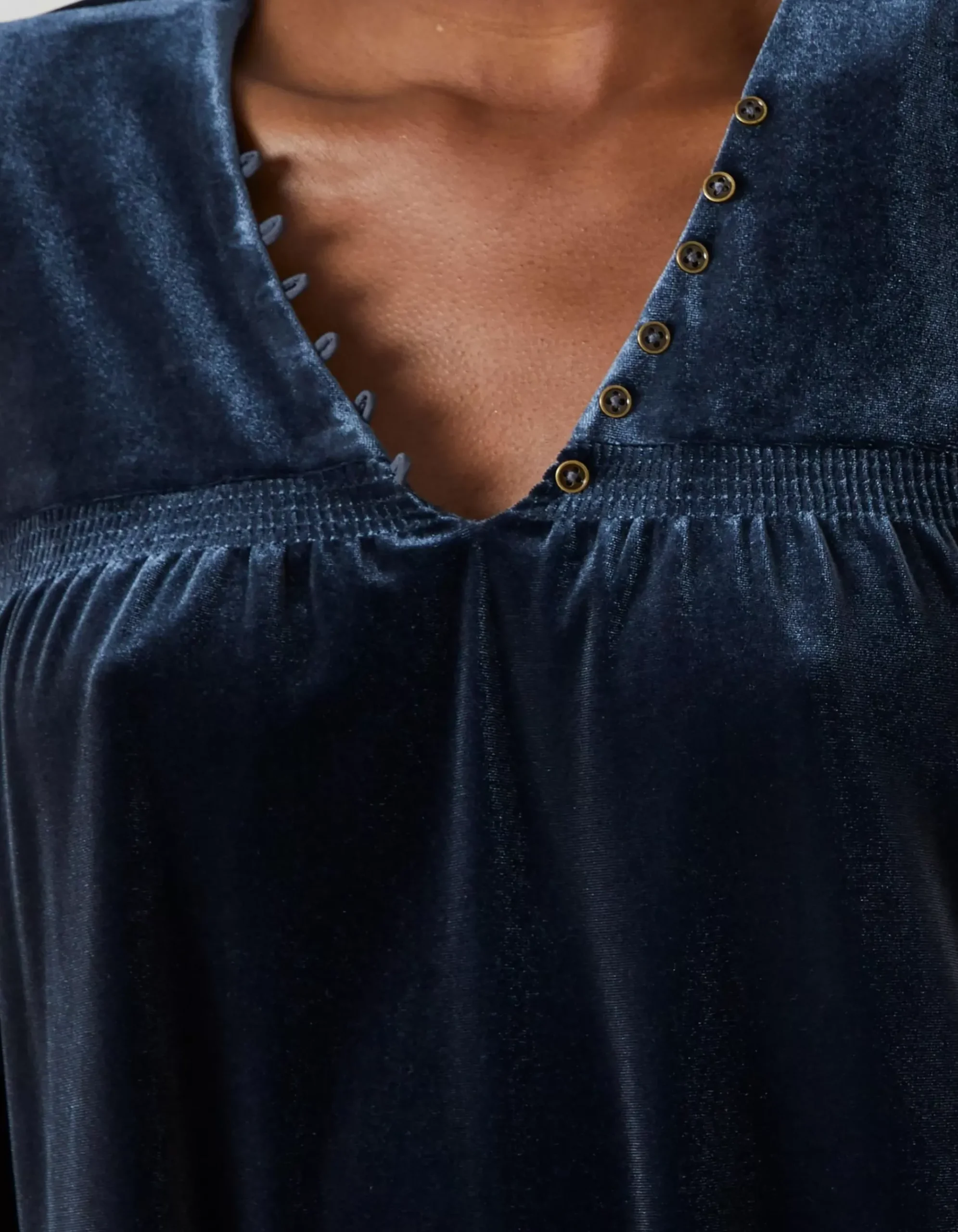 Poplar Velvet Swing Dress