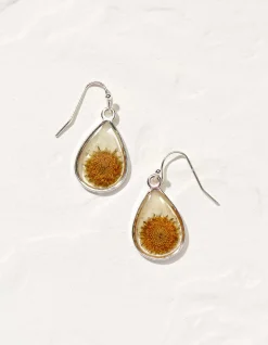 Pressed Daisy Earrings