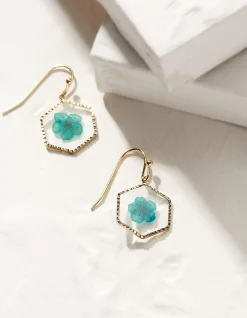 Pressed Flower Earrings