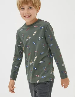 Printed Long Sleeve T-Shirt