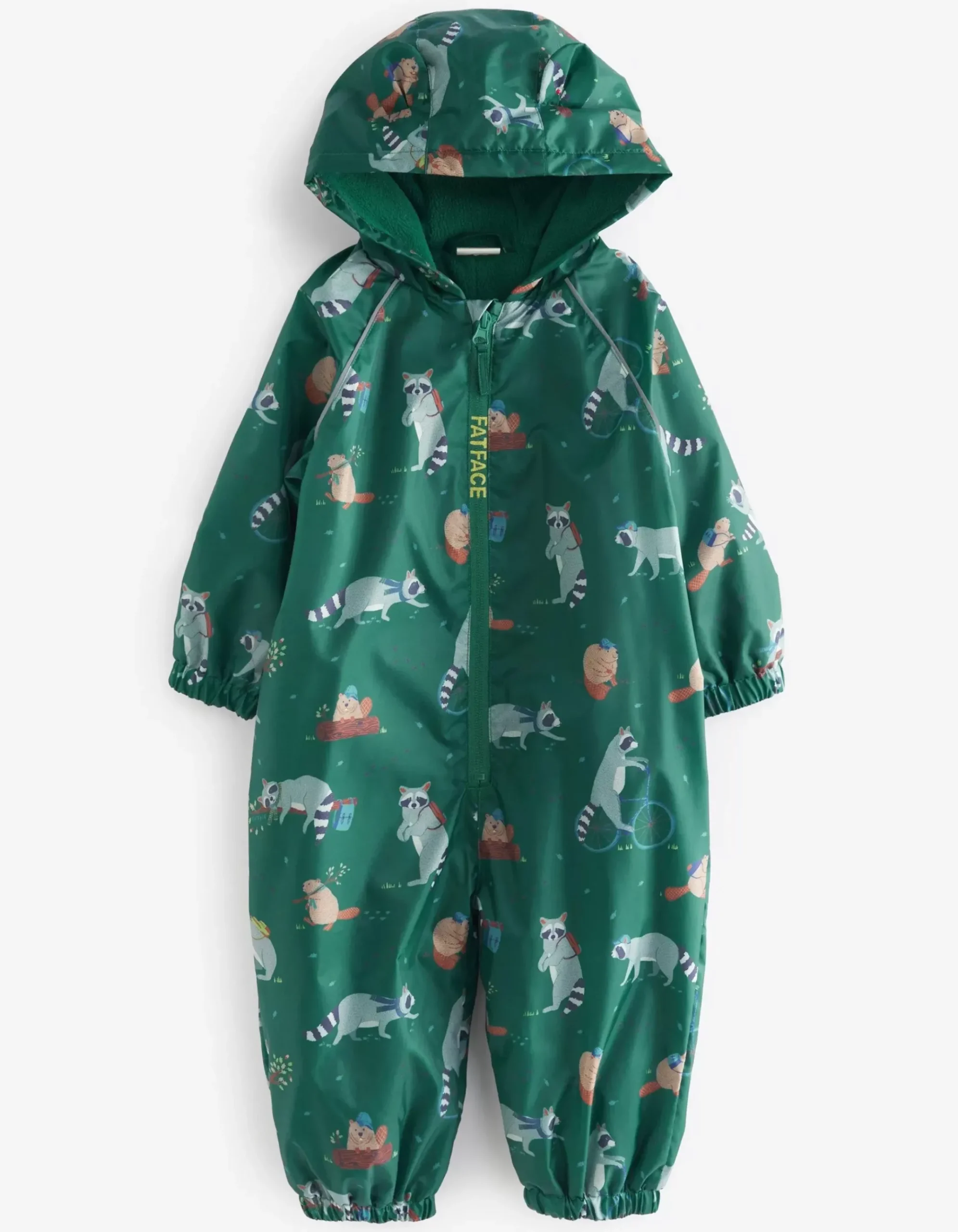 Raccoon Print Puddlesuit