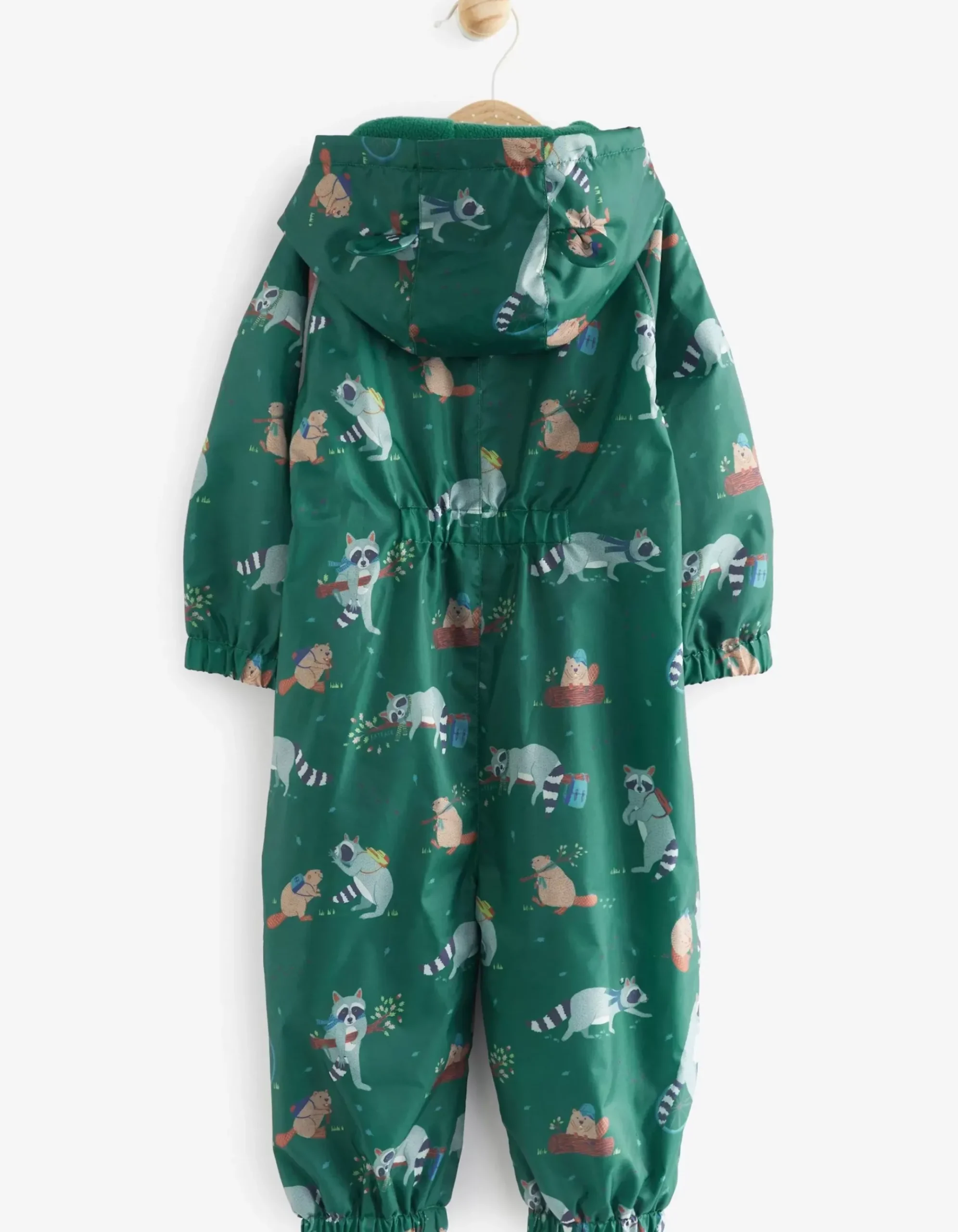 Raccoon Print Puddlesuit